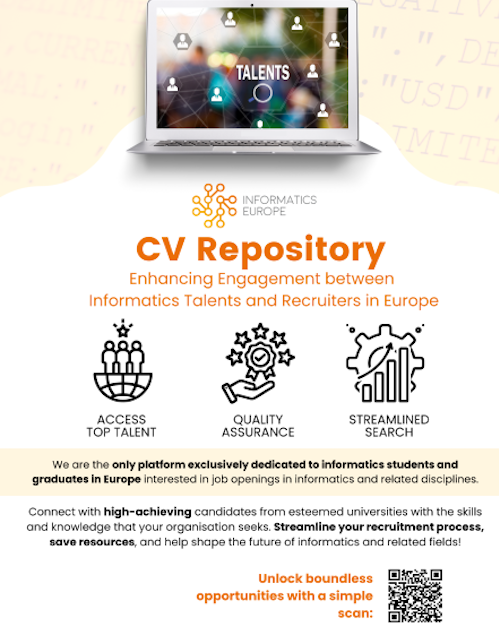 Informatics Europe CV Repository for Recruiters