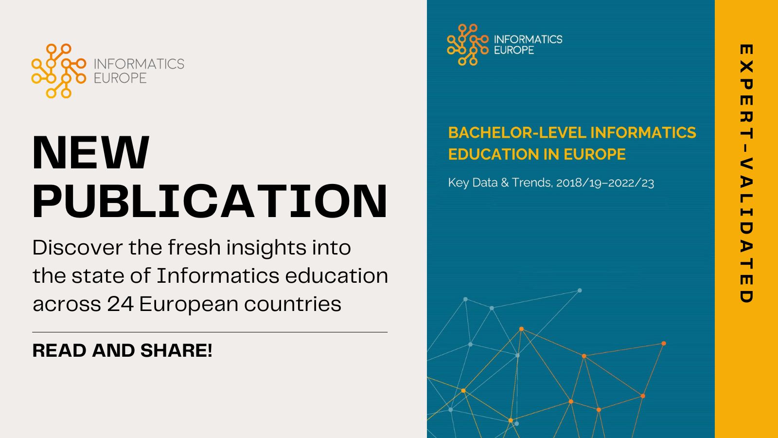 New IE Report on Bachelor-Level Informatics Education in Europe